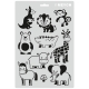 LARGE LETTER STENCIL SET/4