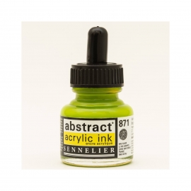 ACRYLIC INK 30ML - BRIGHT YELLOW GREEN