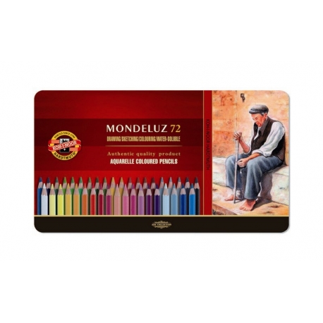 MONDULEZ - SET OF AQUARELL COLOURED PENCILS X 72