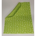 1MM SPOTTED FELT 30 X 40CM - ORANGE/WHITE 