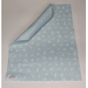 1MM SPOTTED FELT 30 X 40CM - ORANGE/WHITE 