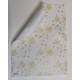 1MM FELT W/GLITTER STARS 30 X 40CM - WHITE 