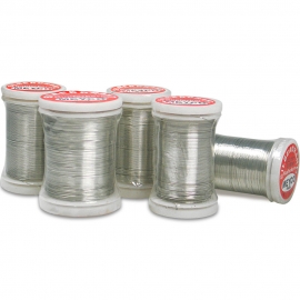 MEYCO SILVER PLATED WIRE 0.25MM X 100M