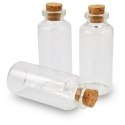 MEYCO GLASS BOTTLE WITH CORK 26ML 3CM X 7CM