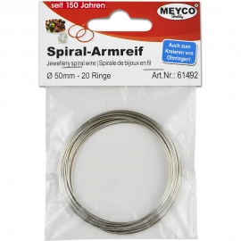 MEYCO BANGLE STAINLESS STEEL 50MM, 20 RINGS