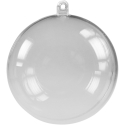 TRANSPARENT BALL 2-PART CLEAR - 100MM