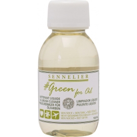 SENNELIER LIQUID MEDIUM 100ML - GREEN FOR OIL