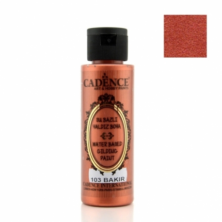 CADENCE GILDING METALLIC PAINT 70ML - COPPER