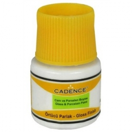 CADENCE GLASS AND CERAMIC PAINT 45ML - WHITE