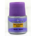 CADENCE GLASS AND CERAMIC METALLIC PAINT 45ML - SILVER