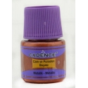 CADENCE GLASS AND CERAMIC METALLIC PAINT 45ML - COPPER