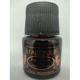 CADENCE GLASS AND CERAMIC PAINT TRANSPARENT 45ML - FIRE RED