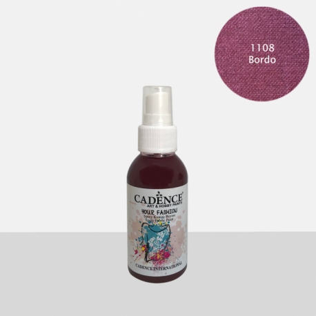 CADENCE YOUR FASHION SPRAY PAINT FABRIC 100ML - LEMON YELLOW