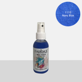 CADENCE YOUR FASHION SPRAY PAINT FABRIC 100ML - NAVY BLUE