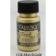 DORA TEXTILE METALLIC FABRIC PAINT 50ML - RICH GOLD