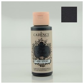 CADENCE STYLE MATT FABRIC PAINT 59ML - BLACK