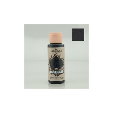CADENCE STYLE MATT FABRIC PAINT 59ML - BLACK