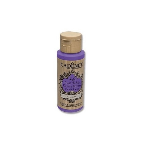 CADENCE STYLE MATT FABRIC PAINT 59ML - PURPLE