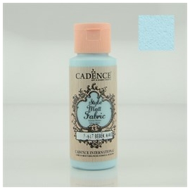 CADENCE STYLE MATT FABRIC PAINT 59ML - BABY BLUE
