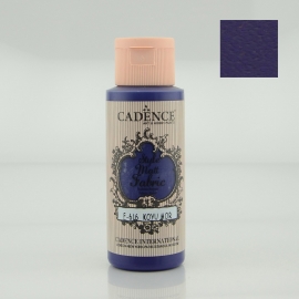 CADENCE STYLE MATT FABRIC PAINT 59ML - DARK PURPLE