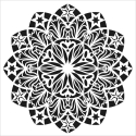 STENCIL HOME DECOR SERIE 45 X 45CM