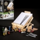 campus DISCOVERY EASEL SET 12 TUBES 21ML/CANVAS/BRUSHES/PAINTING KNIVES/MANNEQUIN