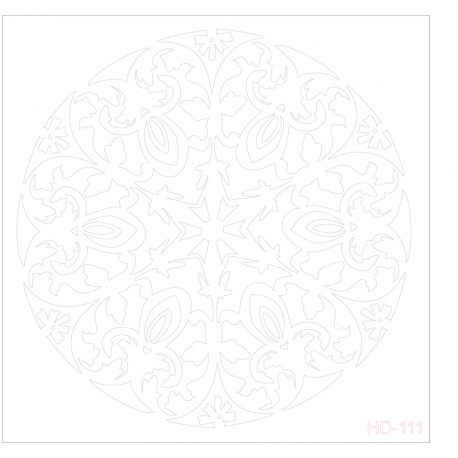 STENCIL HOME DECOR SERIE 45 X 45CM