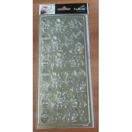 BBB - SILVER PEEL-OFFS