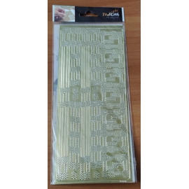 PEEL OFFS - CORNER SLING - GOLD