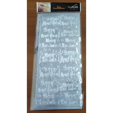 BBB - SILVER PEEL-OFFS
