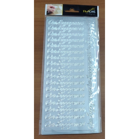 BBB - SILVER PEEL-OFFS
