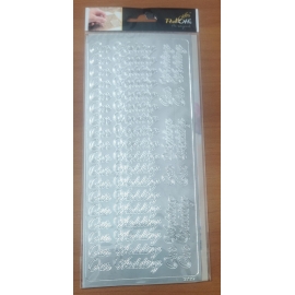 BBB - SILVER PEEL-OFFS