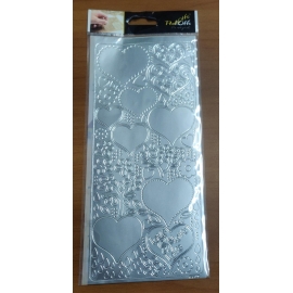 PEEL OFFS - CHRISTMAS TREE - SILVER