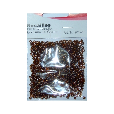 MEYCO - GLASS BEADS - YELLOW OPAQUE - 2.5MM, 20 GRAMS