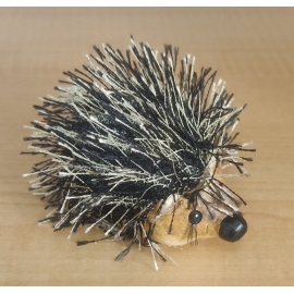 DECORATION HEDGEHOG (CLAY/TEXTILE) 6 X 5 X 4CM