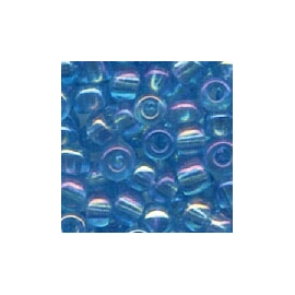 MEYCO BLUE WATER GLASS BEADS - 2.5MM - 20G 