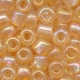 MEYCO AMBER IRIDESCENT GLASS BEADS - 2.5MM - 20G 
