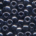 MEYCO BLACK IRIDESCENT GLASS BEADS - 2.5MM - 20G 