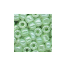 MEYCO PEARL GREEN GLASS BEADS - 2.5MM - 20G 