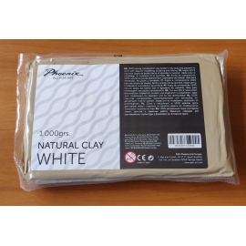 NATURAL CLAY WHITE 1KG