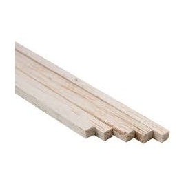 BALSA WOOD STICK 1.5 X 1.5 X 914MM