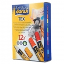 CARMINE FELT PEN TEXTILE 3MM