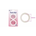 PLASTIC RING 19MM - WHITE