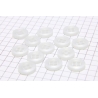 BASIC 4-HOLES BUTTONS SHIRT/13PCS/ WHITE