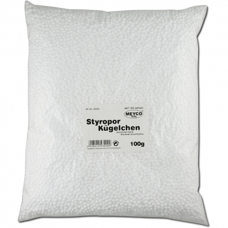 GOLD GLITTER STYROFOAM BALLS - 2CM - X18