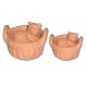 BASKET W/CAT 2 PCS