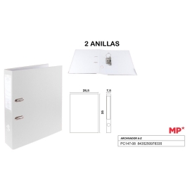 2 - RING FOLDER LINED CARDBOARD 50MM , 40MM RINGS A4