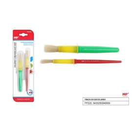 MEYCO ROUND BRUSH SET  - WHITE CHINA BRISTLE