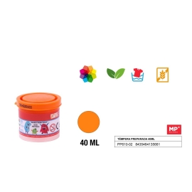 POSTER/TEMPERA PAINT 40ML - ORANGE