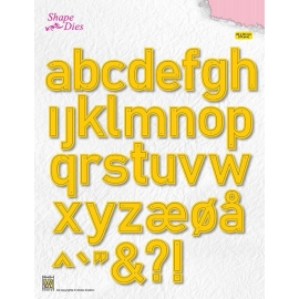 SHAPE DIES - LARGE ALPHABET